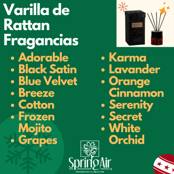 OFERTA NAVIDAD Pack 1 Varilla de Rattan 100ml + 1 Vela de Soya 230ml - Imagen 2